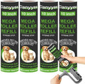 10 Inch Lint Roller Refills, 4 Rolls 240 Sheets by Cianyyee