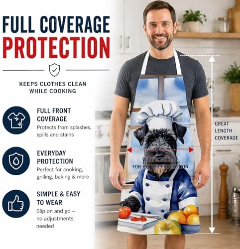 Caroline's Treasures Kerry Blue Terrier The Chef Apron Cooking Kitchen Server - Image 3