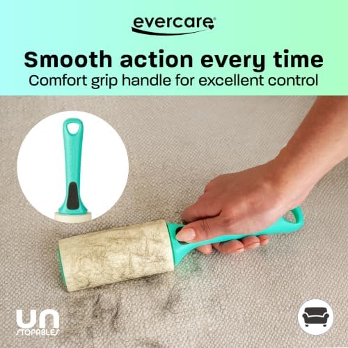 Evercare with Unstopables Fresh Scent All-Purpose Lint Roller, 80 Layers Per - Image 4