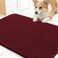 OLANLY Dog Door Mat for Muddy Paws 24x16, Super Absorbent Chenille Mud Mat by OLANLY