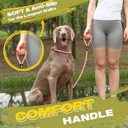 Fida Durable Slip Lead Dog Leash, 6 FT x 3/8" Heavy Duty Loop Leash - Image 6