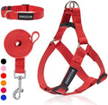 No Pull Dog Harness, Leash & Collar Set, Adjustable Step-in Vest by IPRAVOCI