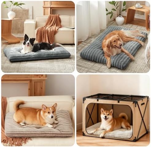 FURTIME Washable Dog Bed Large Sized Dogs, Deluxe Medium Dog Crate Beds - Image 6