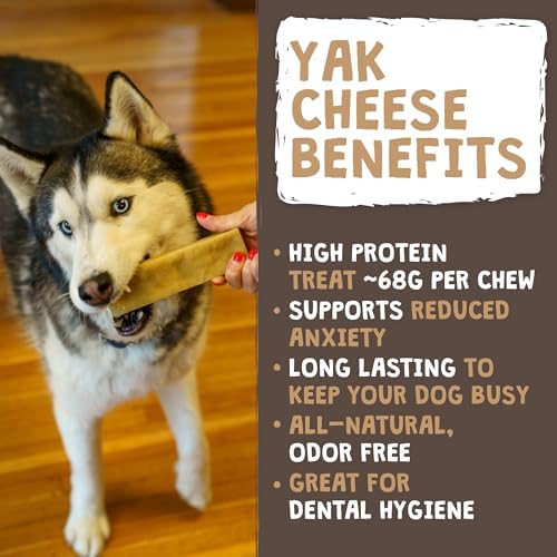Mighty Paw Yak Cheese Chews for Dogs, All Natural Long Lasting Pet Treats. - Image 2