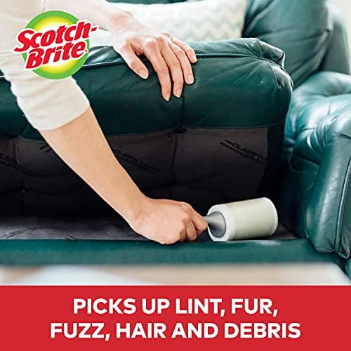Scotch-Brite Lint Roller Value Pack, Works Great On Pet Hair, 5 Rollers - Image 4