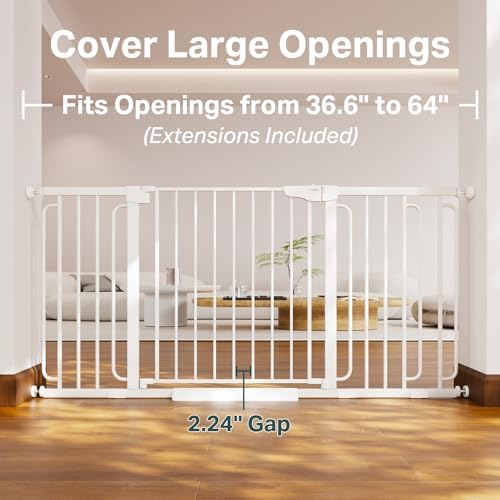 Cumbor 36.6-64 in Extra Wide Baby Gate - Image 2
