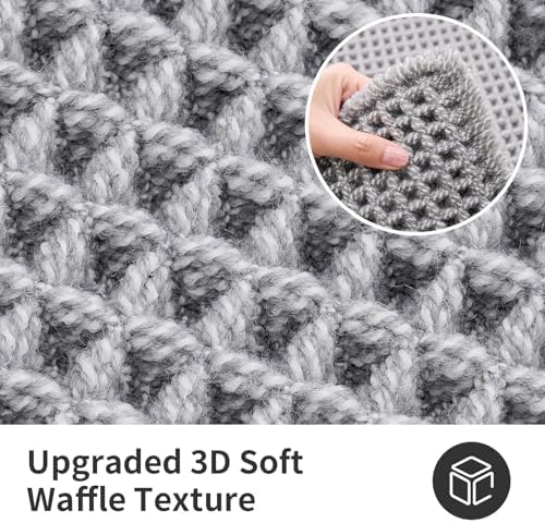 ILANGO Upgraded Waffle Bath Rug 24x72, Super Absorbent Non Slip Bath Mat - Image 5