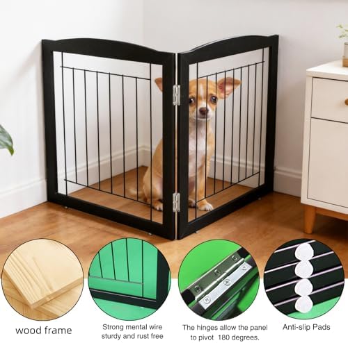 ZJSF Freestanding Foldable Dog Gate - Image 5