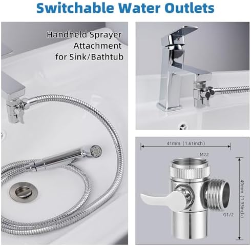 Hibbent Sink Faucet Hose Sprayer Attachment - Image 2