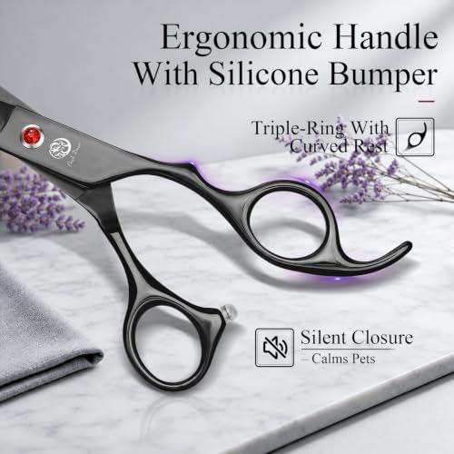 Purple Dragon Dog Grooming Scissors Set - Image 3