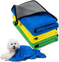 MICOOYO Dog Towels for Drying Dogs 3 Pack, Ultra Absorbent Microfiber Pet Bath by MICOOYO