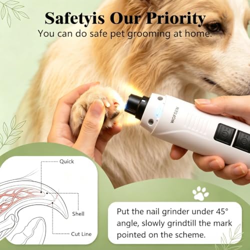 Whisper-Quiet Dog Nail Grinder, Safe & Stress-Free - Image 6