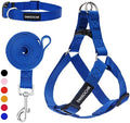 No Pull Dog Harness, Leash & Collar Set, Adjustable Step-in Vest by IPRAVOCI