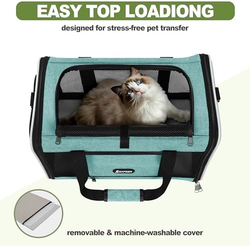 GAPZER Cat Carrier 18"x11"x11" TSA Approved Ventilated Pet Air Travel Cage - Image 5