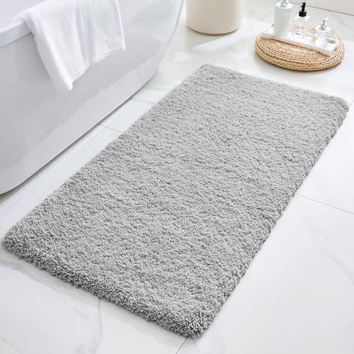 ILANGO Bathroom Rugs 48" × 24", Extra Soft Absorbent Microfiber Bath Rugs by ILANGO