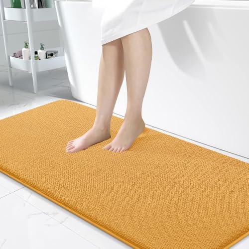 OLANLY Memory Foam Bathroom Runner Rugs 47x24, Long Bath Mat by OLANLY