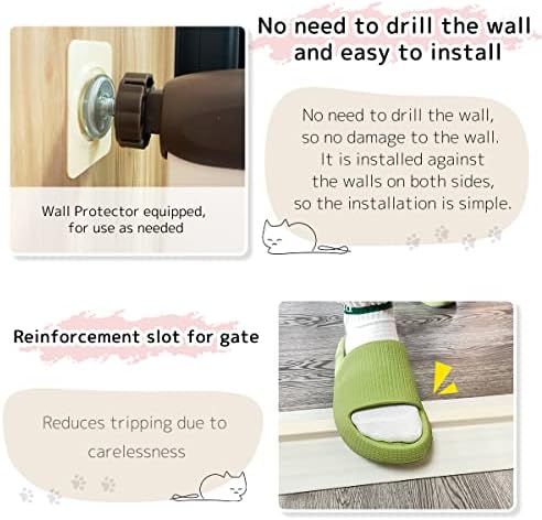 Lumizone 61.02" Extra Tall Pet Gate - Image 6