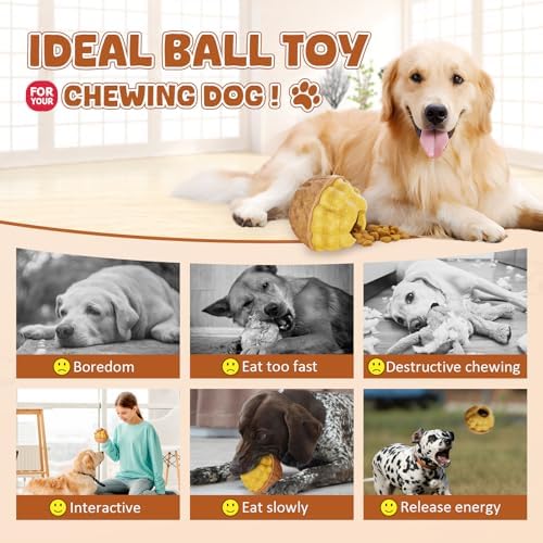 Dog Frozen Treats Toy, Cognitive Dogs Brain Stimulation Puzzle Toys - Image 4