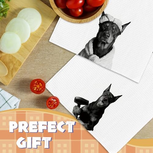 Dog Kitchen Towels Decor Set of 2 - Image 5
