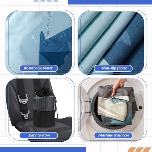 Hahafelt 2 Pack Car Seat Towel Cover - Image 6