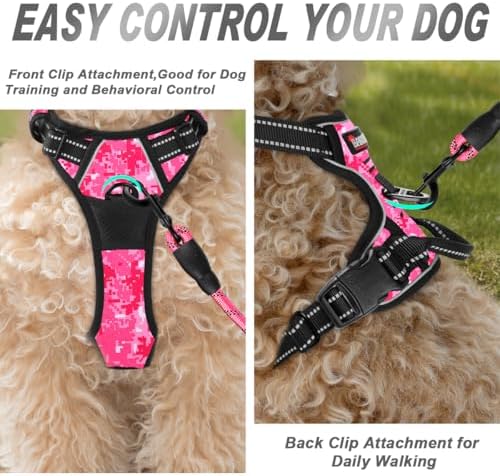 BARKBAY Dog Harness No Pull for Small Sized Dog Front Back Clips, Dog Vest - Image 2