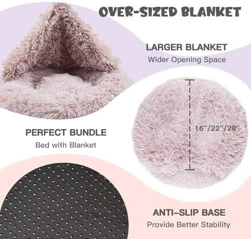 Himax 35in Covered Large Dog Bed - Image 5