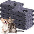 Chumia 8 Pcs Dog Towel for Drying, 18 x 28 Inch, Dog Paw and Bone by Chumia