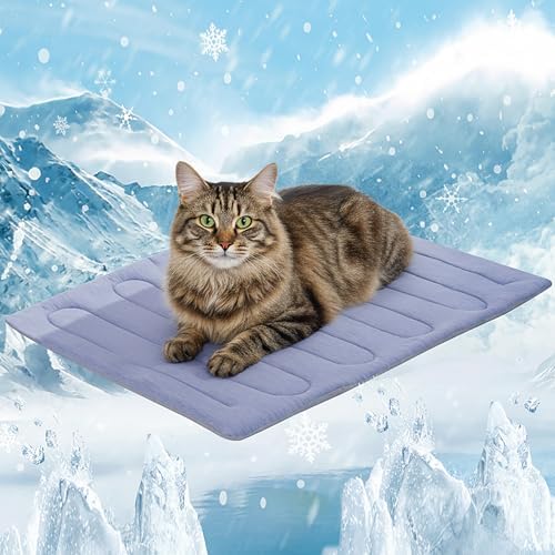 MARUNDA Dog Cooling Mat, No Need to Freeze Or Refrigerate This Cool Pet Pad Cat by MARUNDA