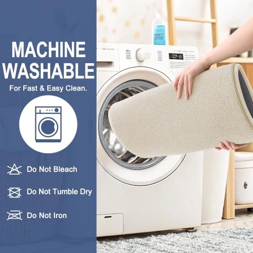 OLANLY Memory Foam Bathroom Runner Rugs 70x24, Absorbent Long Mat - Image 6