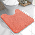 OLANLY Toilet Rugs U-Shaped 20x20, Soft Absorbent Chenille Contour Rugs by OLANLY