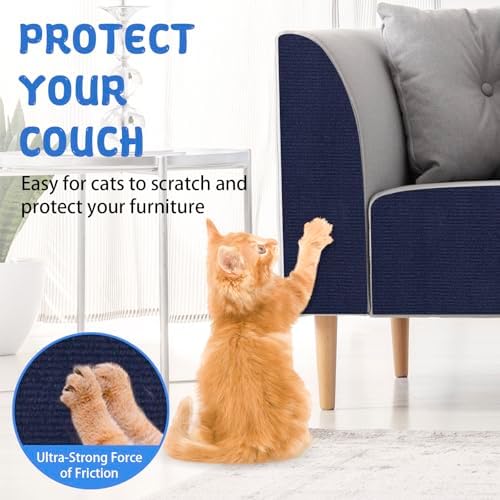 LSGCQ Cat Scratch Mat Self Adhesive Cat Scratch Furniture Protector - Image 4