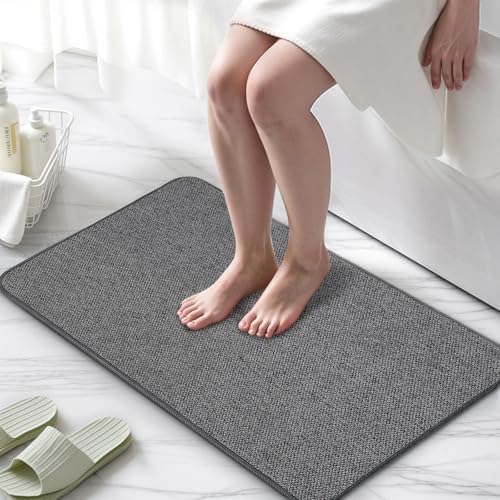 Bathroom Rugs 17x27Inch, Thin Bath Mat - Image 5