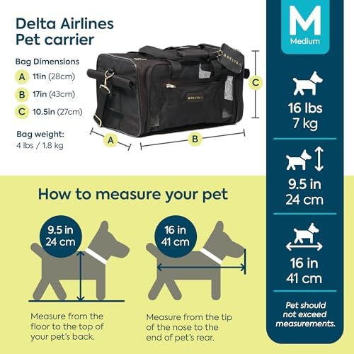 Sherpa Delta Airlines Travel Pet Carrier, Airline Approved & Guaranteed On Board - Image 3