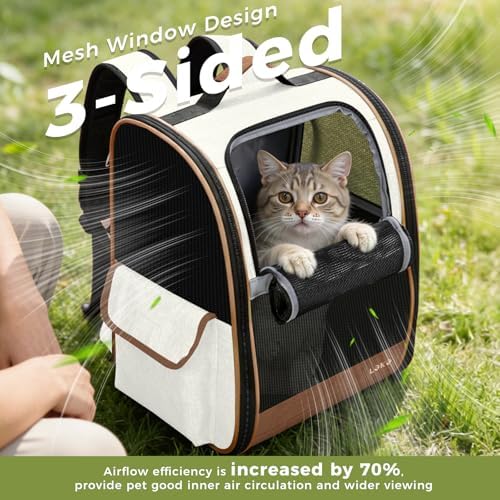 Lekereise Cat Backpack Carriers, Dog Carrier Backpacks - Image 2