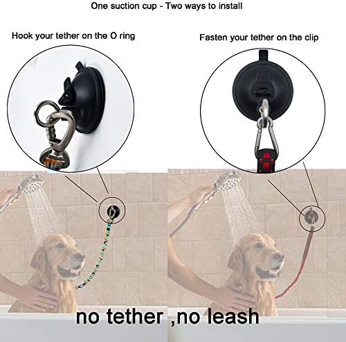 YYST Suction Cup Hook Cleat for Pet Dog & cat Bathtub, Shower & Bathing - Image 5