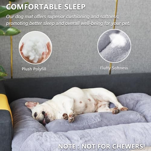 Dog Crate Pad 30 x 19 for Medium Size Dogs, Super Soft & Plushy Puppy Bed - Image 2