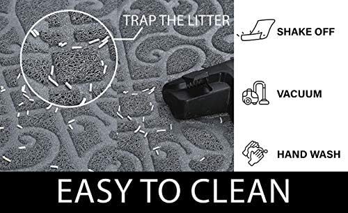 PetLike Cat Litter Box Mat, Thick Kitty Litter Trapping Mat, Waterproof - Image 4