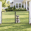 NEWBULIG Dog Playpen 2 Panels 24 Inch Indoor Outdoor Metal Dog Fence Pen by NEWBULIG