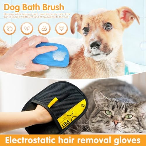 Oromaviela 12PCS Dog Grooming Kit, Grooming Supplies - Image 5