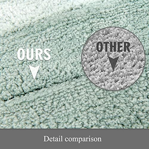 Kmson Ombre Bath Mat for Bathroom, Non Slip Ultra Soft and Thick Water - Image 4