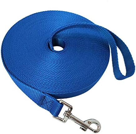 Nylon Training Dog Leash for Small Medium Large Dogs, 15ft 20ft 30ft 50ft Long by FancyCorgi