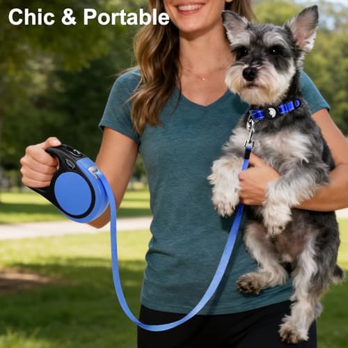 Taglory Retractable Dog Leash, One-Handed Brake - Image 2