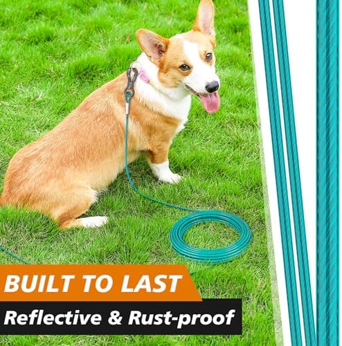 XiaZ Dog Tie Out Cable, Dog Leads - Image 5