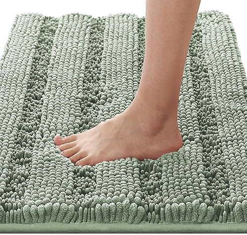 H.VERSAILTEX Bath Rugs for Bathroom Non Slip Bath Mats Extra Thick Chenille by HVERSAILTEX