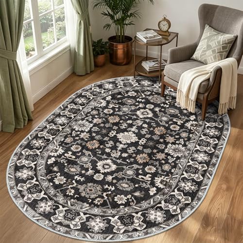3x5 Oval Area Rug Washable Floor Mat - Image 7