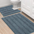 H.VERSAILTEX Bathroom Rugs Bath Rug Set 2 Piece Bathroom Contour Rug Toilet Mat by HVERSAILTEX
