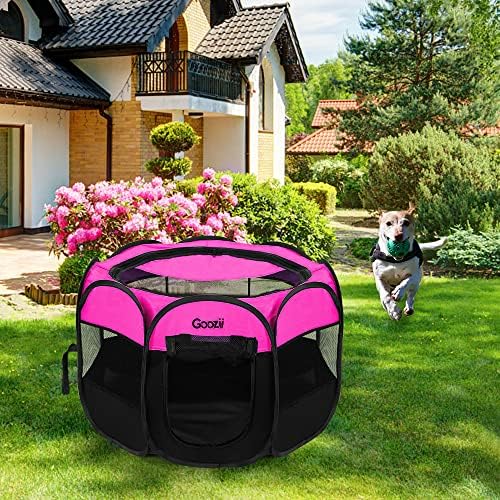 GOOZII Pet Cat Playpen for Indoor Cats Enclosed, Portable Foldable Dog Playpen - Image 7
