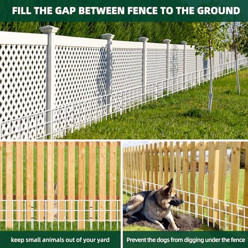 42.5ft x 13in Animal Barrier Fence, 30 Panels No Dig Garden Fence - Image 3