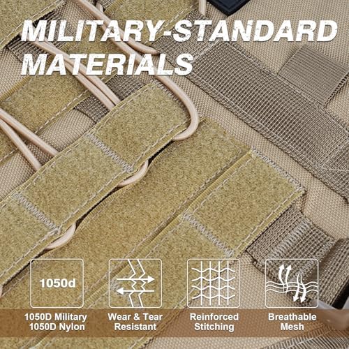 No Pull Tactical Dog Harness Small Sized Dog, Service Dog Vest - Image 2