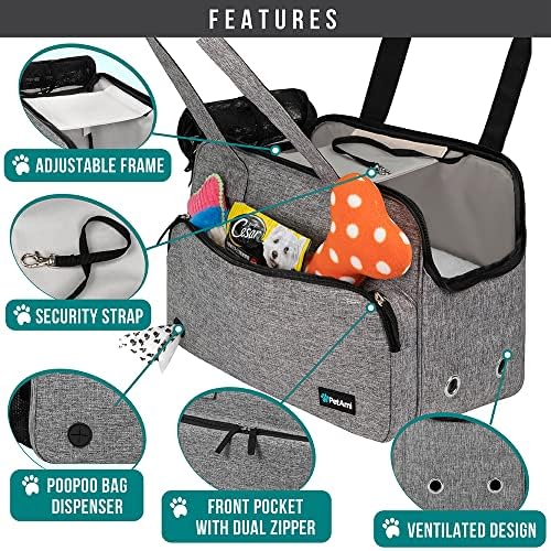 PetAmi Small Dog Purse Carrier, Airline Approved Soft Sided Tote - Image 3